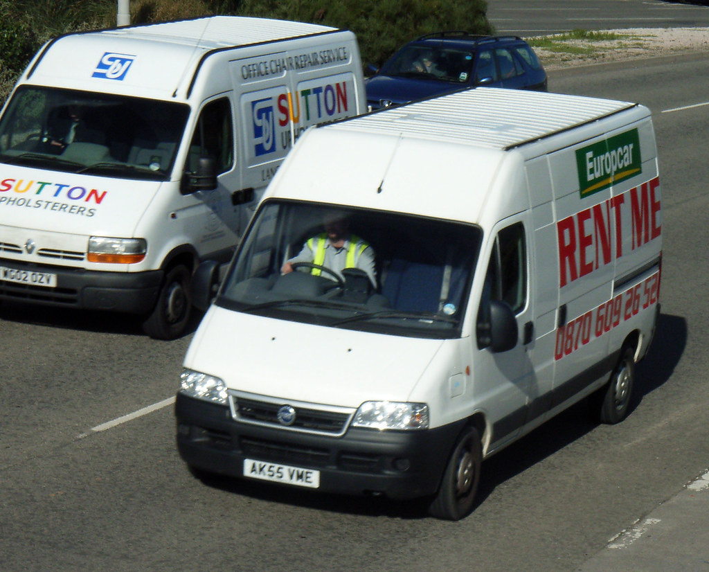 Europcar AK55VME Europcar Rental Fiat Ducato 15JTD Van Graham