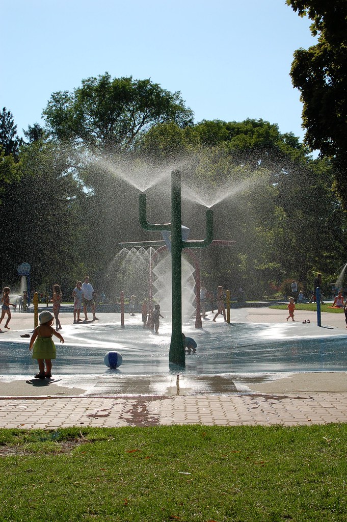 Baby, Sprinkler Riverside Park, Kamloops, BC Rob Bellinger Flickr