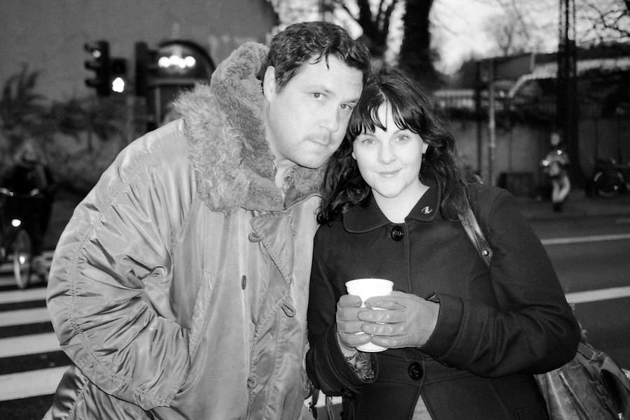 Damien Jurado and his wife Sarah snapshot in Copenhagen … Flickr