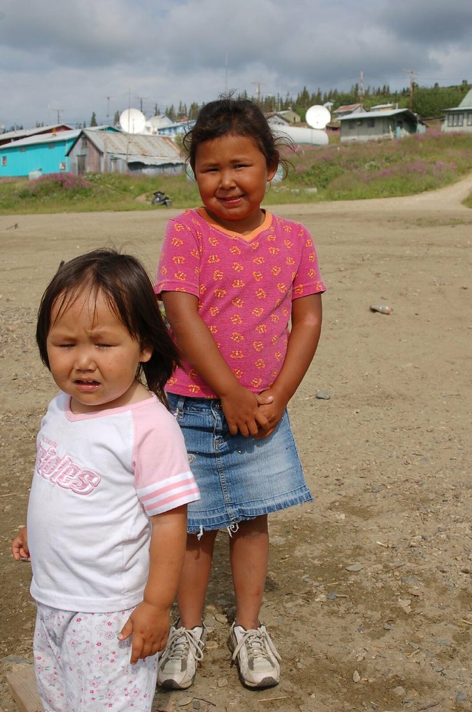 Eskimo Girls White Mountain Inupiaq Village, Alaska korisworld Flickr