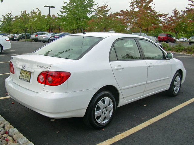 Toyota Corolla LE Loaner car for half a day. Morton Fox Flickr