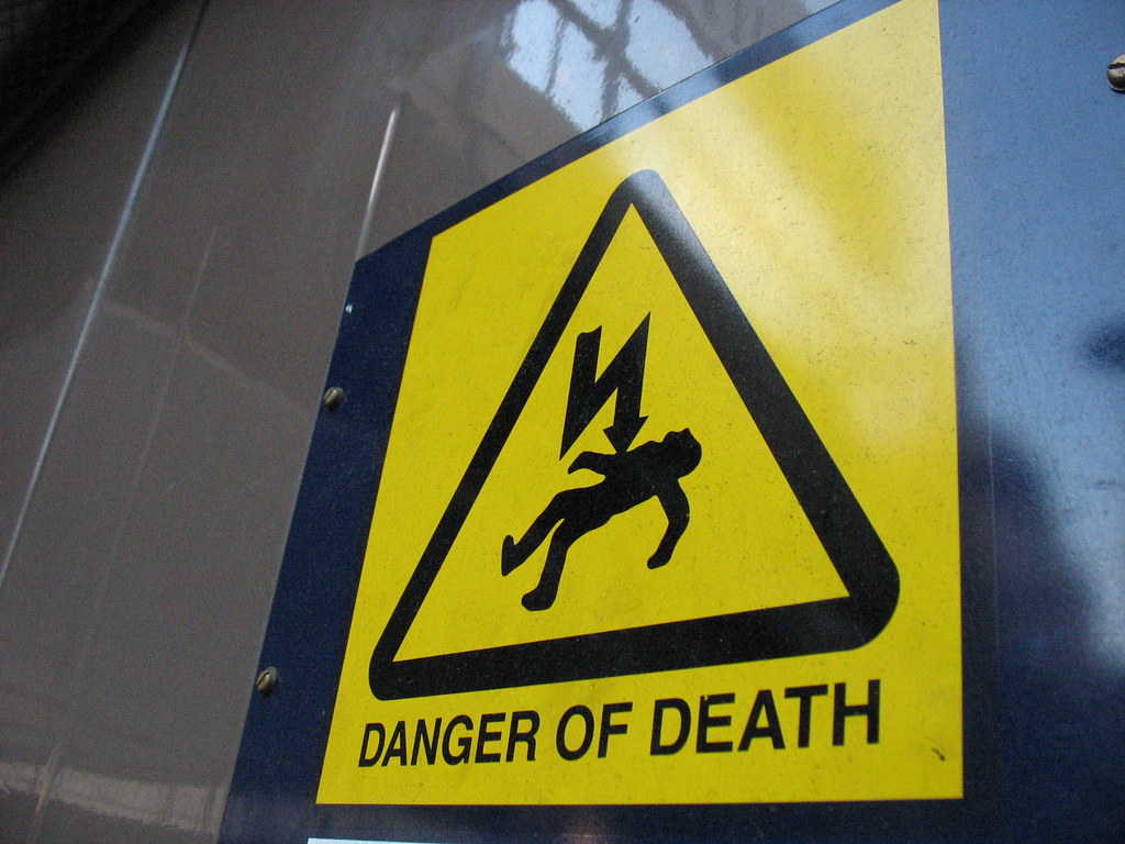 peril in London A stick figure in peril at a construction … Flickr