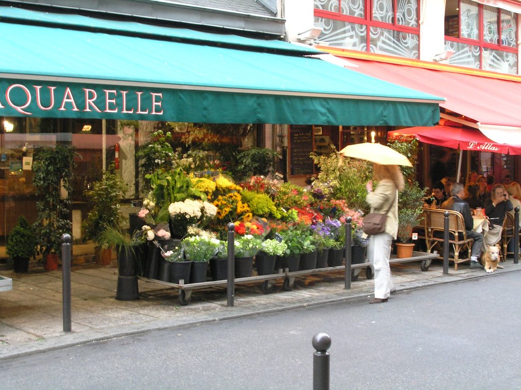 Flower shop, StGermaindesPres, Paris C.J. Peters Flickr