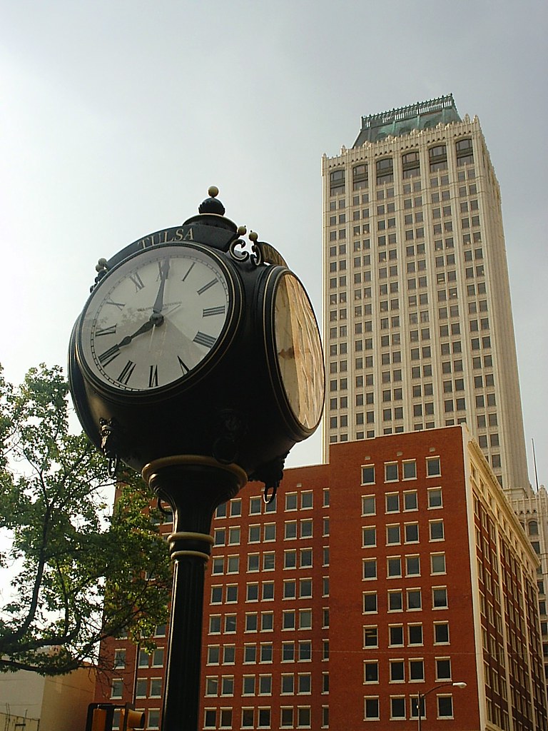 Centennial Clock, Downtown Tulsa Daniel Jeffries Flickr