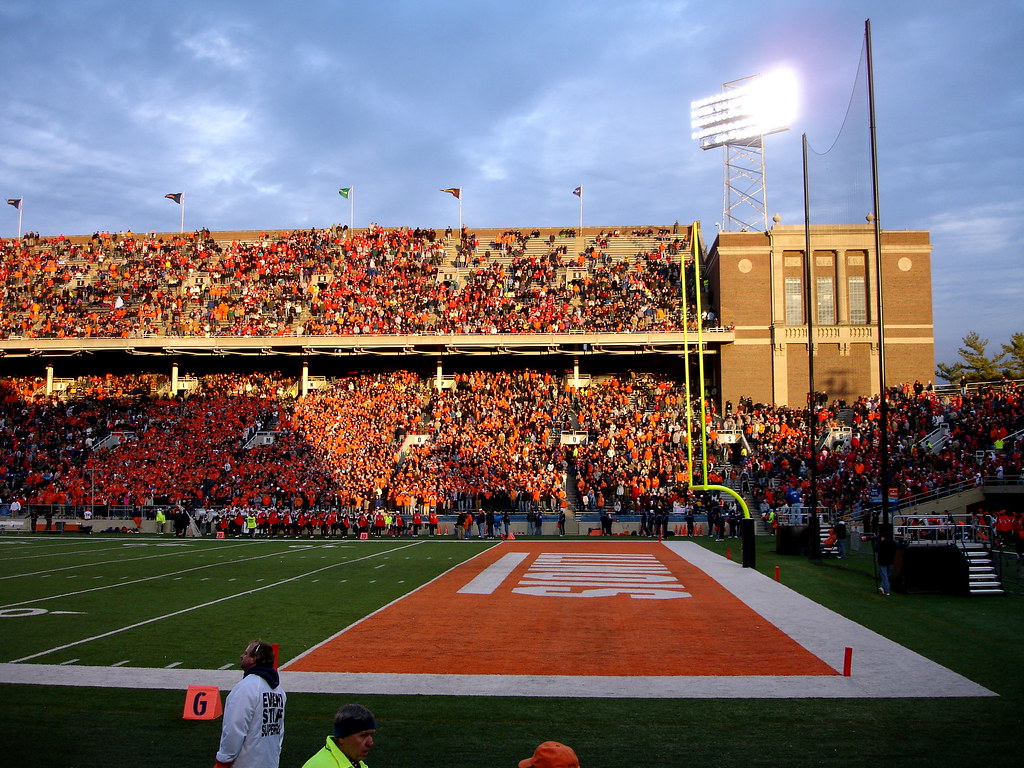 Memorial Stadium I took this picture during the 5 seconds … Flickr