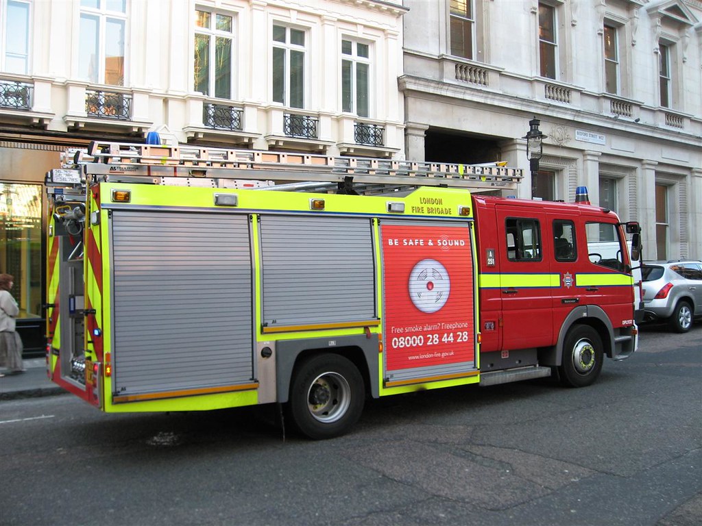 Fire trucks near Covent Garden Adrian Black Flickr