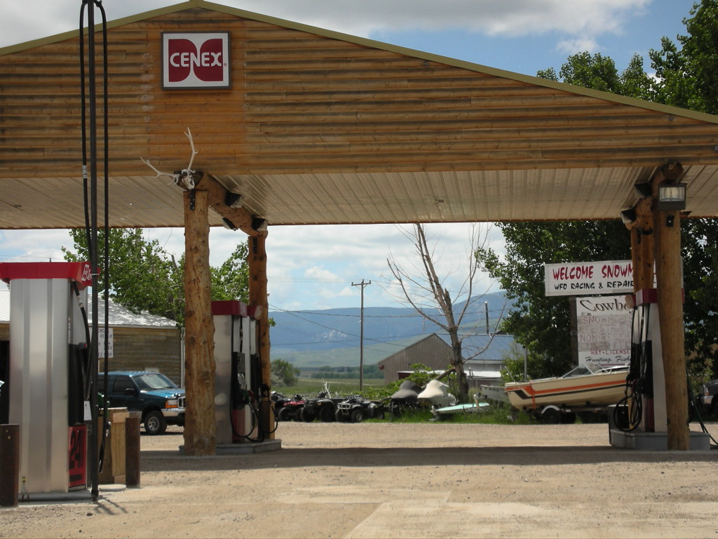 Wyoming Gas Station It was a little on the scary side (see… Flickr