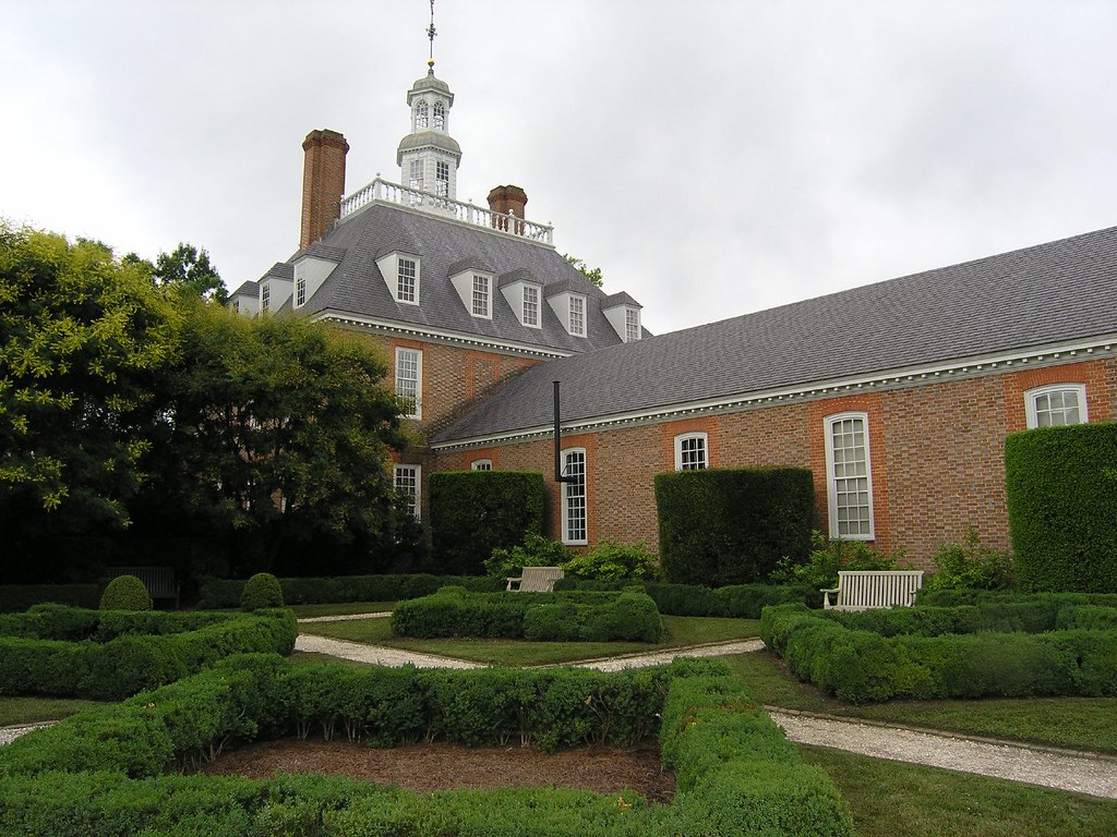Colonial Williamsburg Governor's Mansion A back view of … Flickr