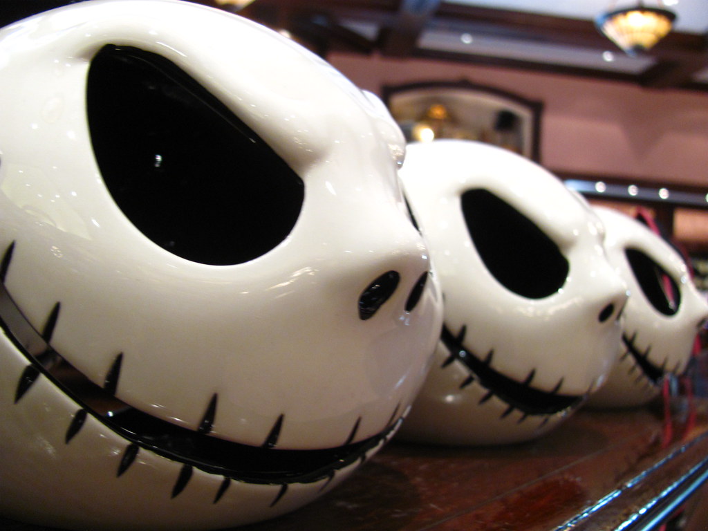 Jack Skellington candle holder at the Disneyland Emporium Flickr