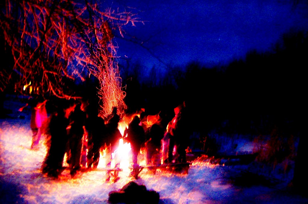 singingfire It was a Christmas Tree Burning Party. After C… Flickr