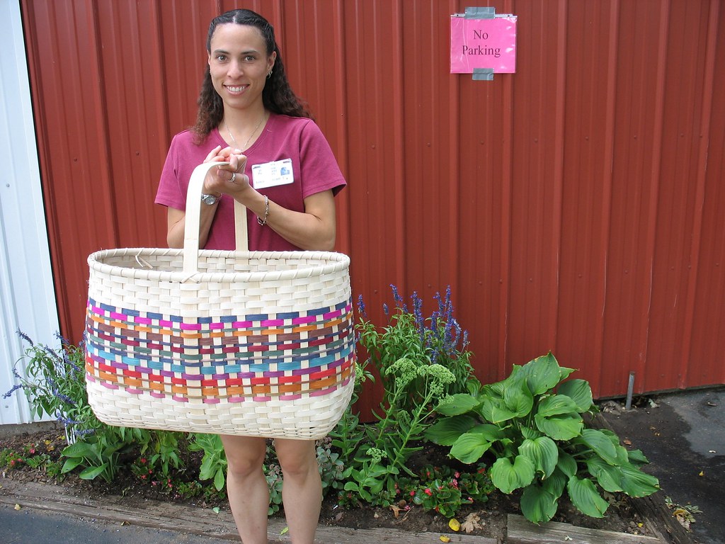 Quilt of Many Colors Basket I made this with my very own h… Flickr
