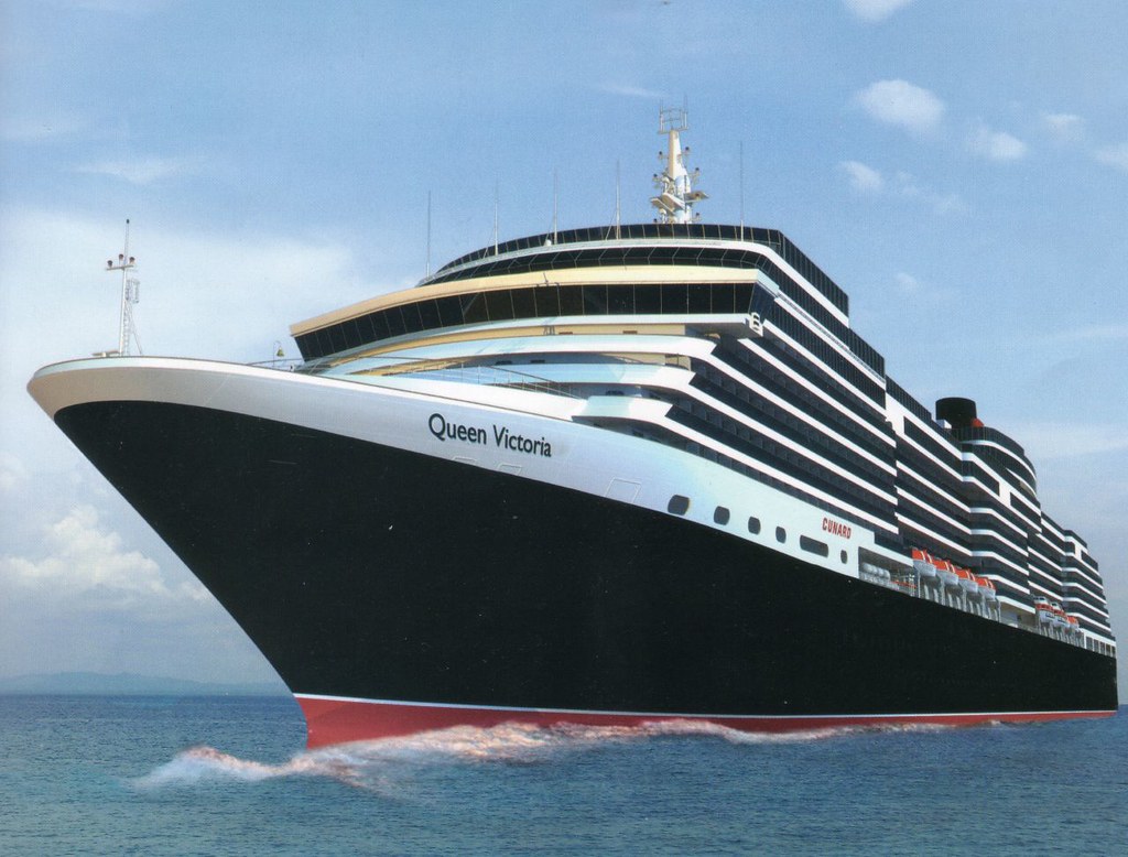 Queen Victoria, Cunard's newest cruise ship This is a stoc… Flickr