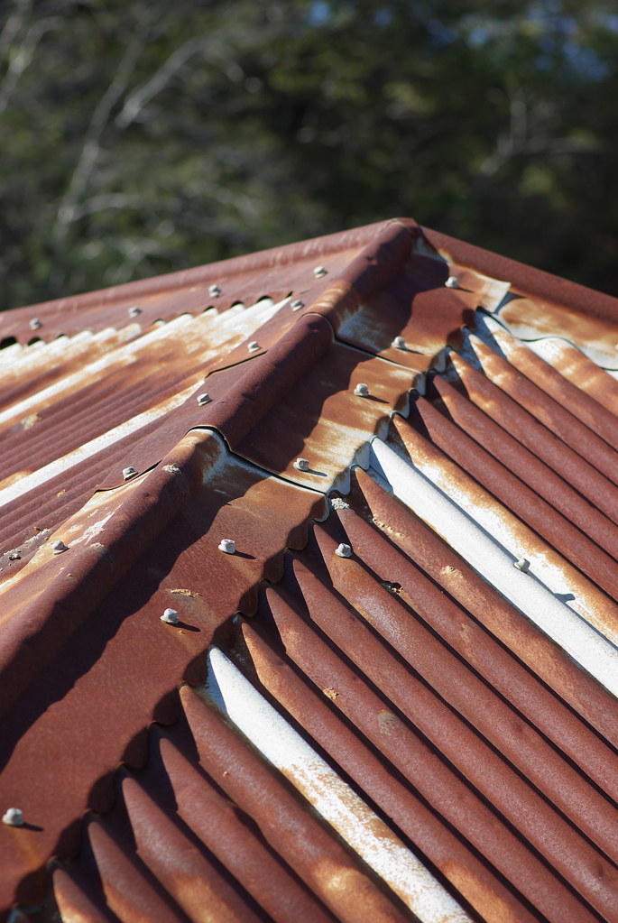 Rusty Roof The rusted corrugated iron roof of a shed Craig Jewell