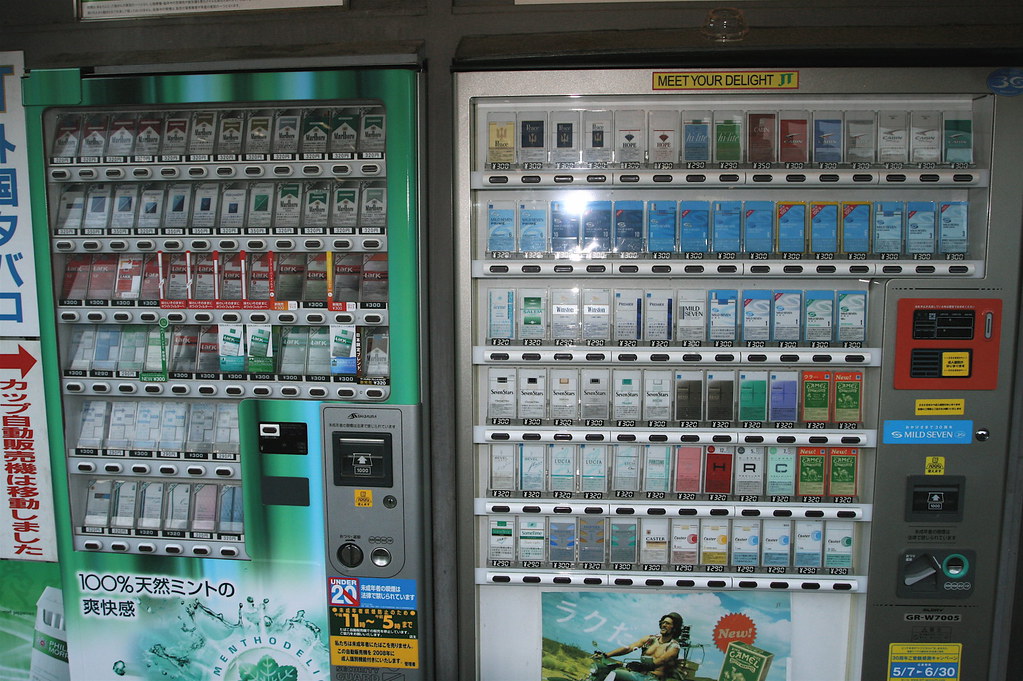 Cigarette Machine You can still purchase cigarettes from v… Flickr