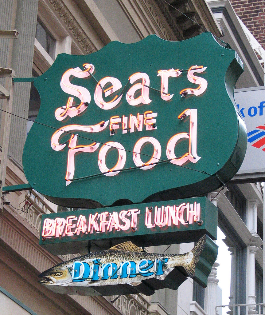 San Francisco Sears Fine Food, a historic resturant on Por… Flickr