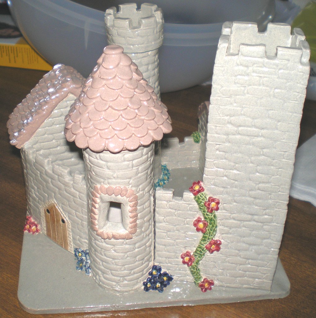 Ceramic Castle A ceramic castle I made in high school. Sara