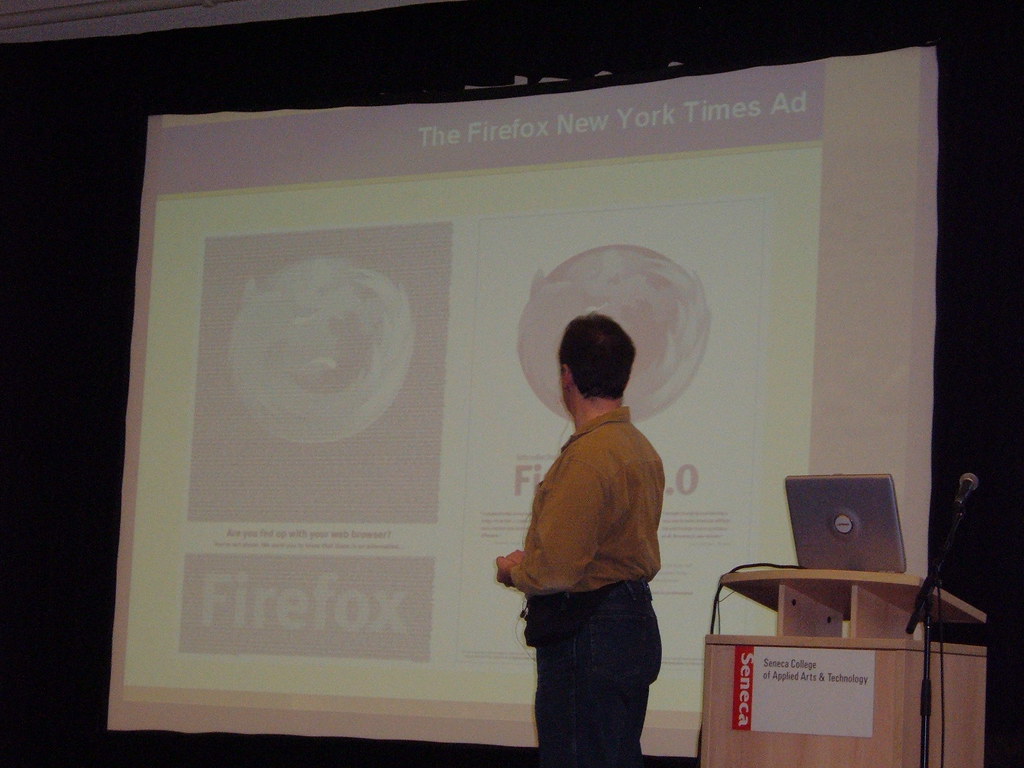 Firefox New York Times Ad Marcel shows off the Firefox NYT… Flickr