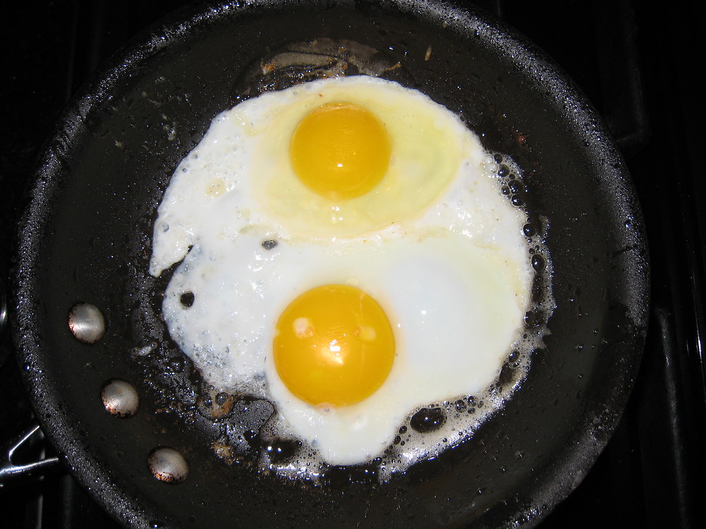 Farm fresh eggs vs. grocery store eggs Can you guess which… Flickr