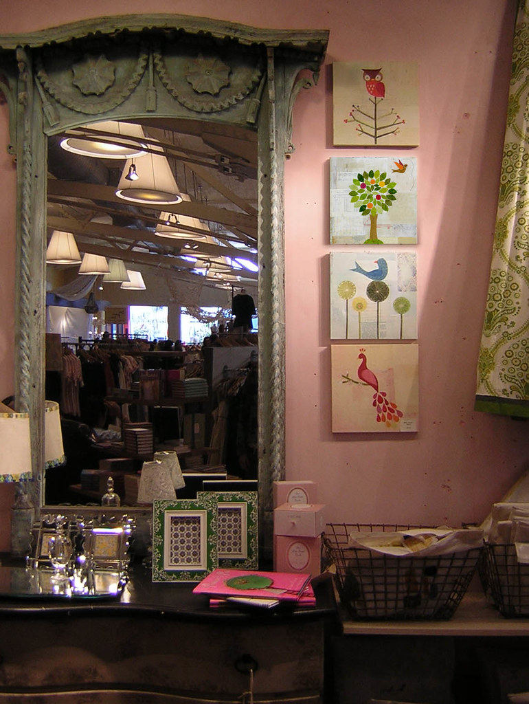 My art in Anthropologie stores I did these four pieces rep… Flickr