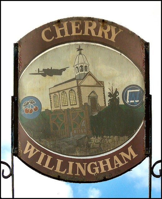 Cherry Willingham Village Sign, Lincolnshire There are two… Flickr