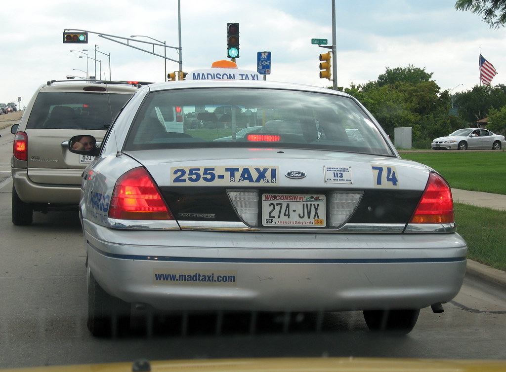 Madison Taxi one of the three cab companies that form p… Flickr