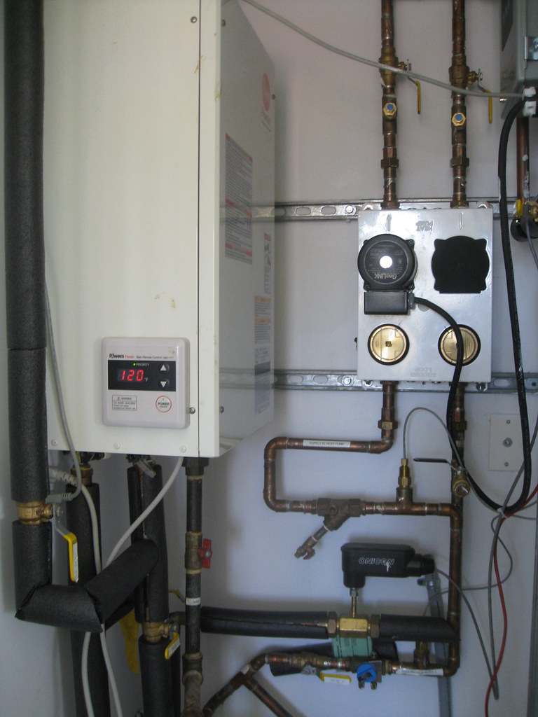 Hot water on demand system at Global Green house in the lo… Flickr