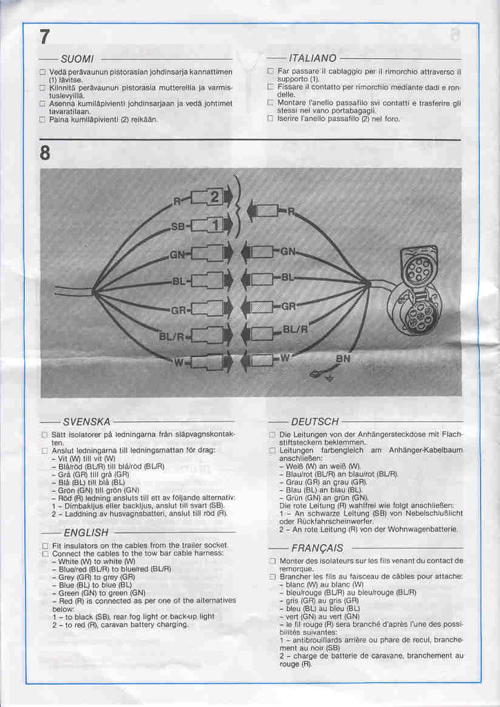Volvo 240 Trailer Hitch Wiring Instructions Page 5 Flickr
