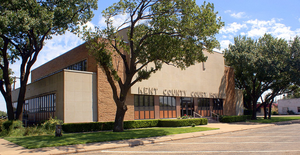 KENT COUNTY COURTHOUSE Jayton, Texas 1957 Flickr