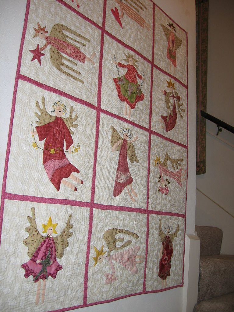 Mom's Angel Quilt angel quilt, from a pattern by Sue Garma… Mel Flickr