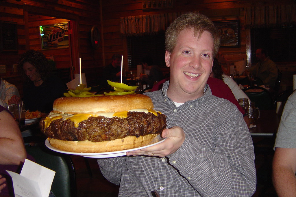 Good Burger The 15pounder from Denny's Beer Barrel Pub, C… Flickr
