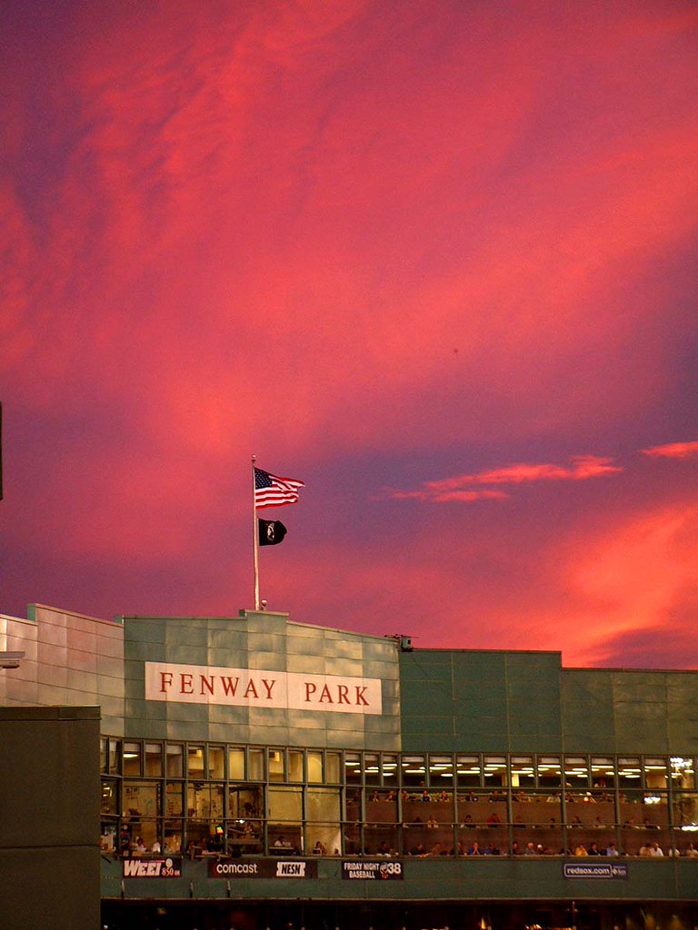 Fenway Park View large on black. Prints are also available… Flickr
