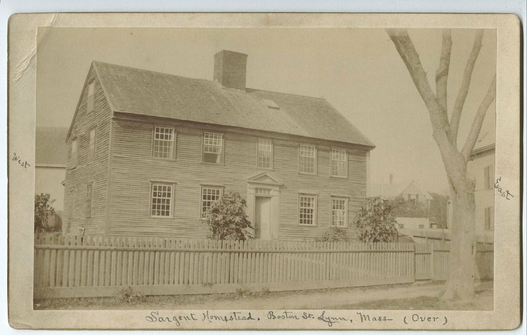 Nathaniel Sargent house in Lynn, MA taken in 1889 The reve… Flickr