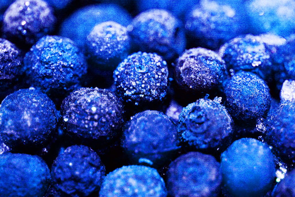 space berries freezer burned blueberries still frozen toge… Flickr