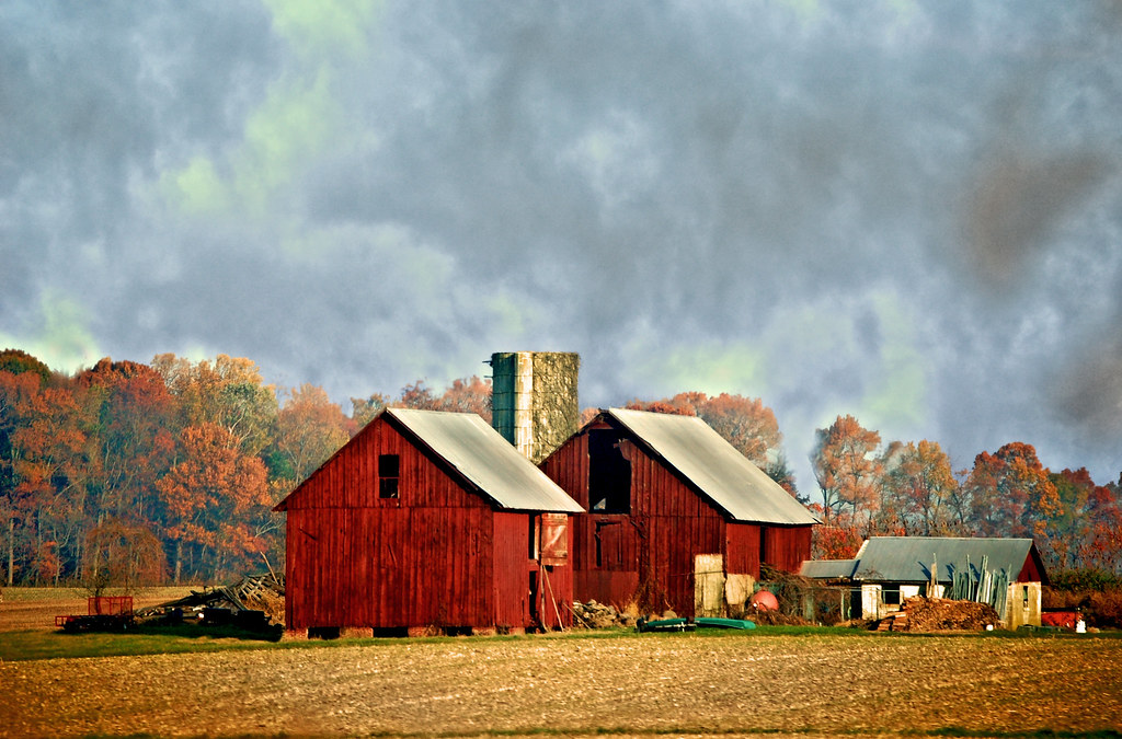 Farm Along Highway 304 near Dover, Delaware, USA. andertho Flickr