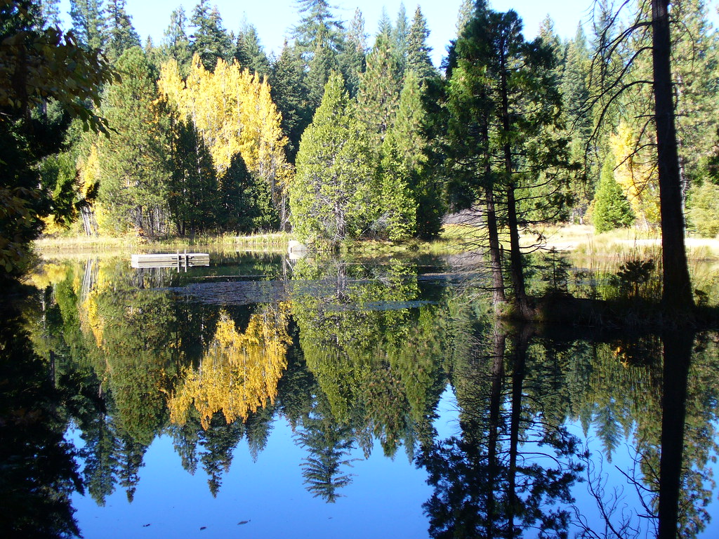 Snowshoe Lake in Fall Snowshoe Lake, Dorrington, Californi… Flickr