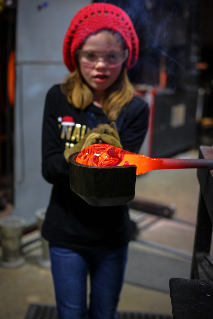 Glass Blowing in Lincoln Even though they had no glass bal… Flickr