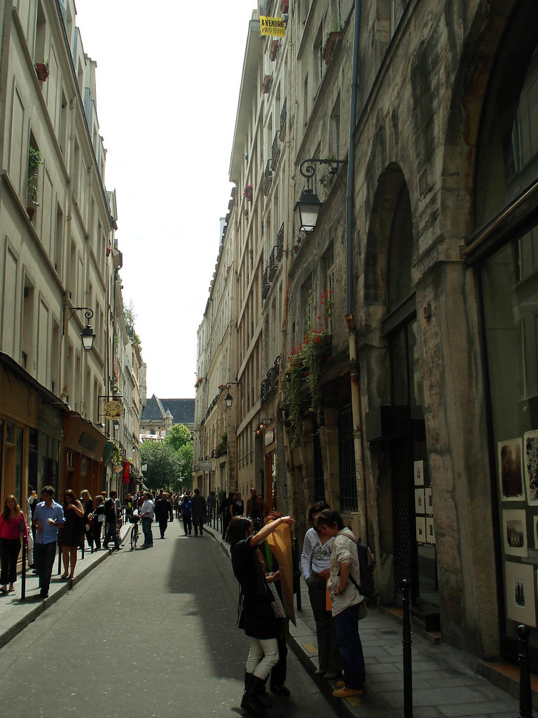 rue du BourgTibourg Mariage Frères, Paris benji coq Flickr