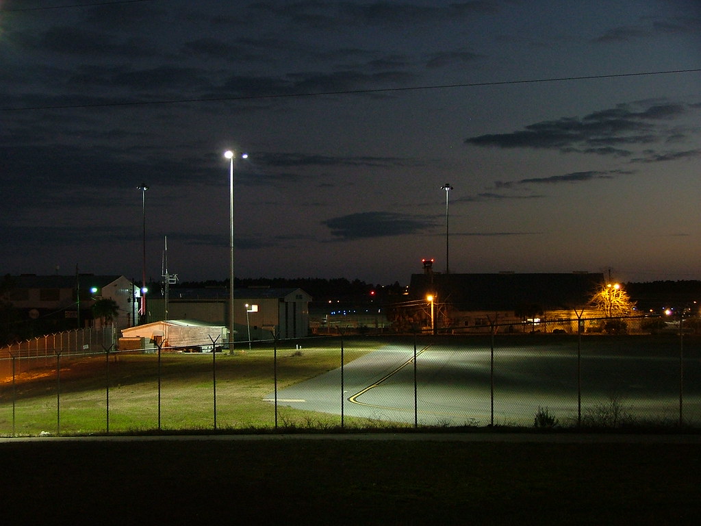 Tallahassee Regional Airport Night GA Parking lot behind t… Flickr