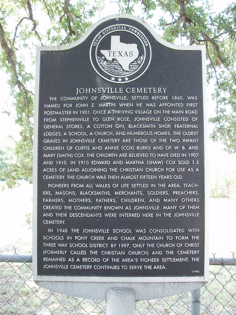 Johnsville Cemetery The community of Johnsville, settled b… Flickr