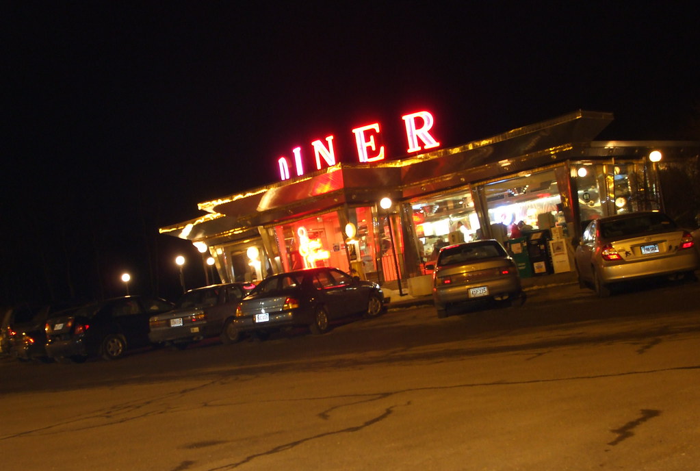 Whately, MA diner Jan 6th, 2009 24 hour truck stop diner