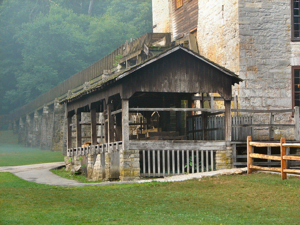 Lumber Mill Sits right beside the old grist mill at Spring… Flickr