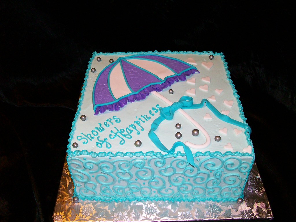 Showers of Happiness Bridal cake Made this cake for a swee… Flickr