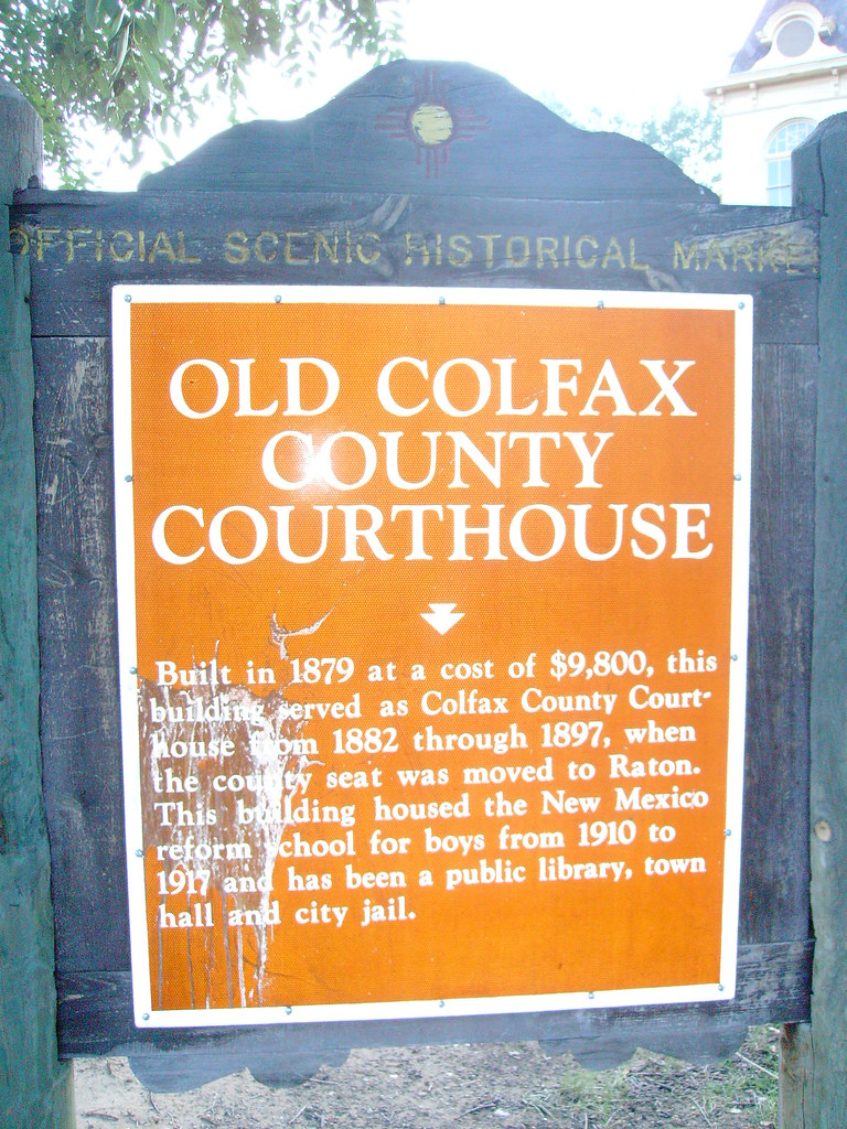 Old Colfax County Courthouse Marker (Springer, New Mexico)… Flickr