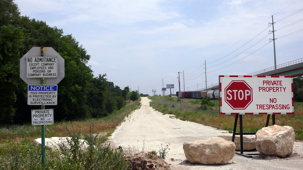 No admittance The former McNeil Road (left) sits underneat… Flickr