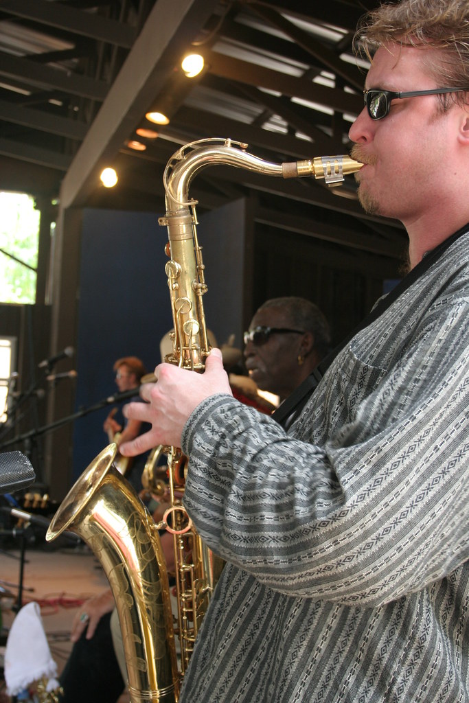 Sax Player Blue Monday Jam Threadgill Theater, Kerrville … Flickr
