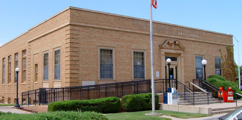 Post Office 81067 (Rocky Ford, Colorado) Built in 1935, th… Flickr