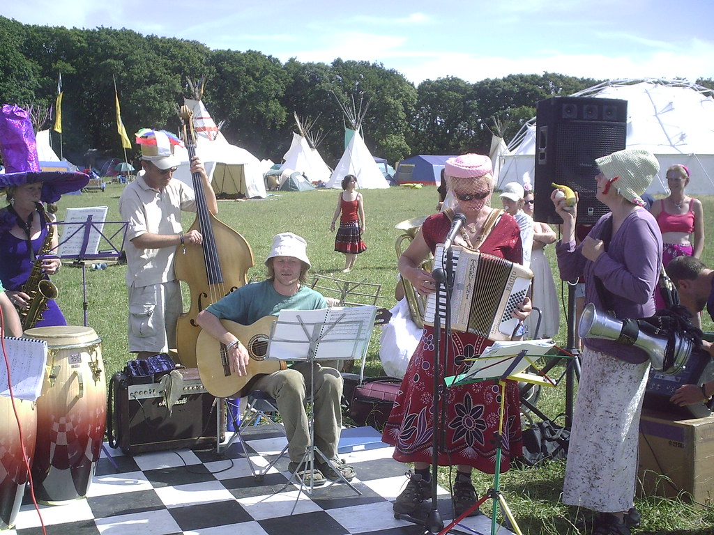 Mad Hatters Tea Party Musicians Dance Camp Wales 2007 Flickr