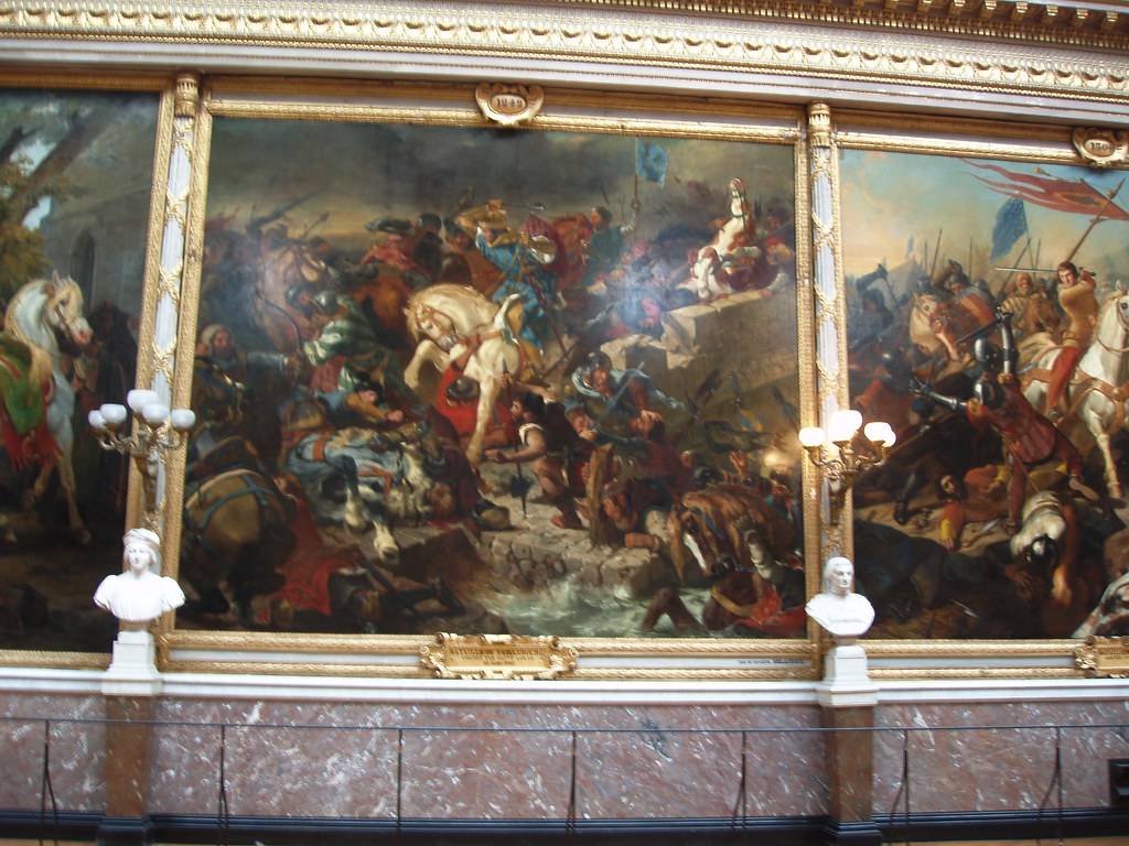 La bataille de Taillebourg Delacroix Galerie des Bataill… Flickr