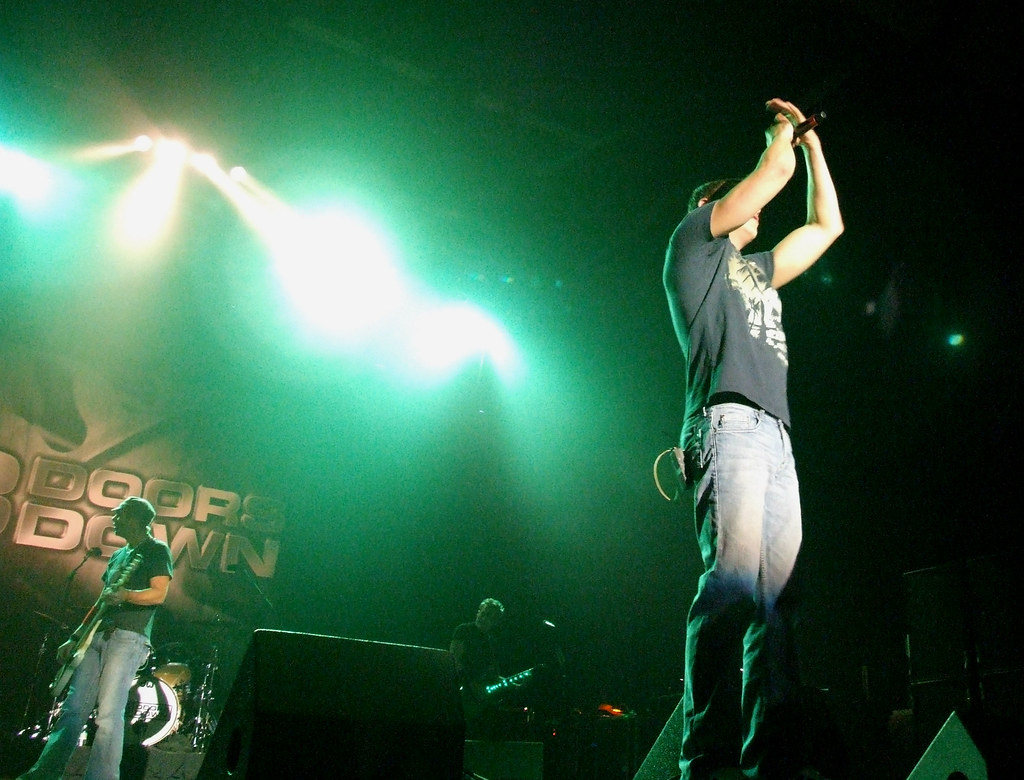 3 Doors Down The lead singer for 3 Doors Down, appeared at… Flickr