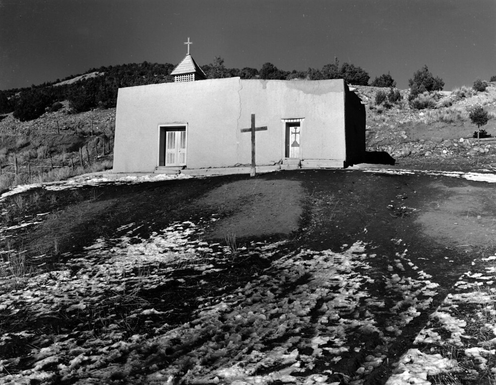 Chapel Vadito, near Peñasco, New Mexico. 1943 John Collier Jr. Flickr